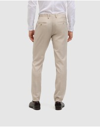 Politix - Wool Blend Regular Stretch Premium Tailored Pant