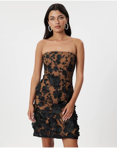 Honey and Beau - Enchanted Garden Strapless Dress