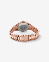Michael Hill - Women's 32.5mm Dress Watch in Rose Gold-Tone Stainless Steel