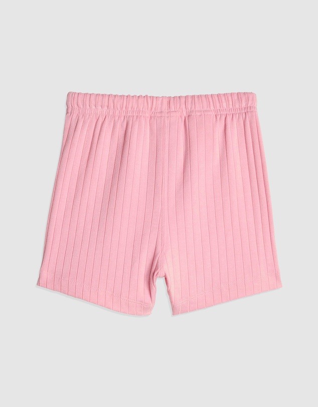 adidas Originals - Regular Wide Rib Shorts and T-Shirt Set - Babies-Kids