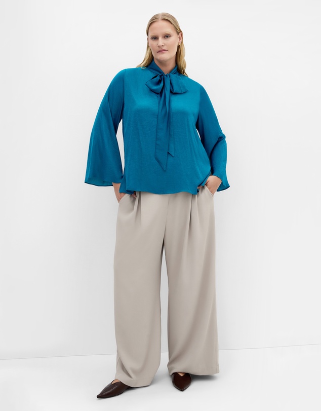 City Chic - Mahalia Neck Tie Top