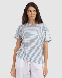 CAMIXA - Francy Linen Jersey T-Shirt Top