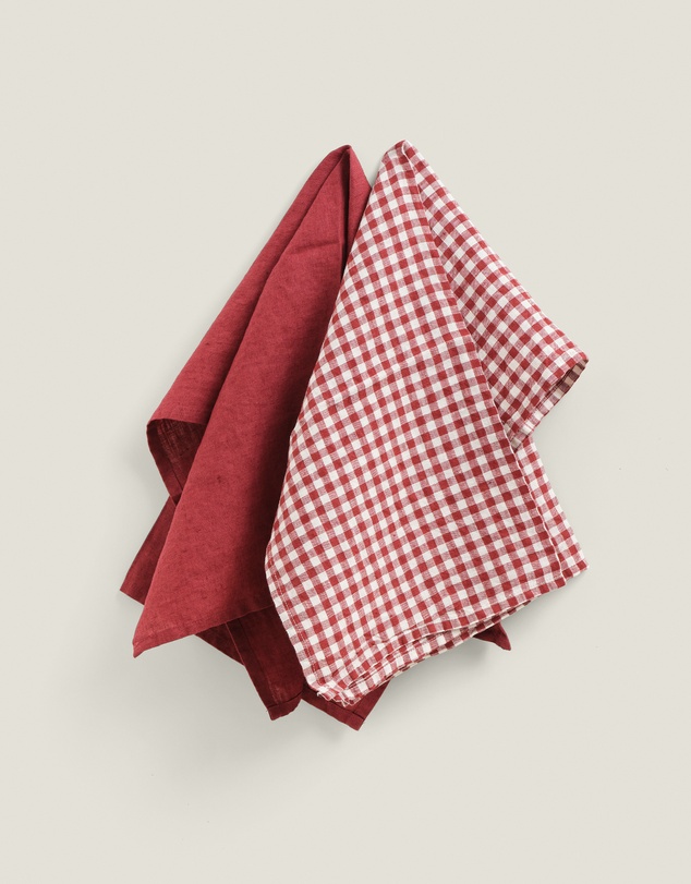 Carlotta + Gee - 100% Linen Tea Towel Set