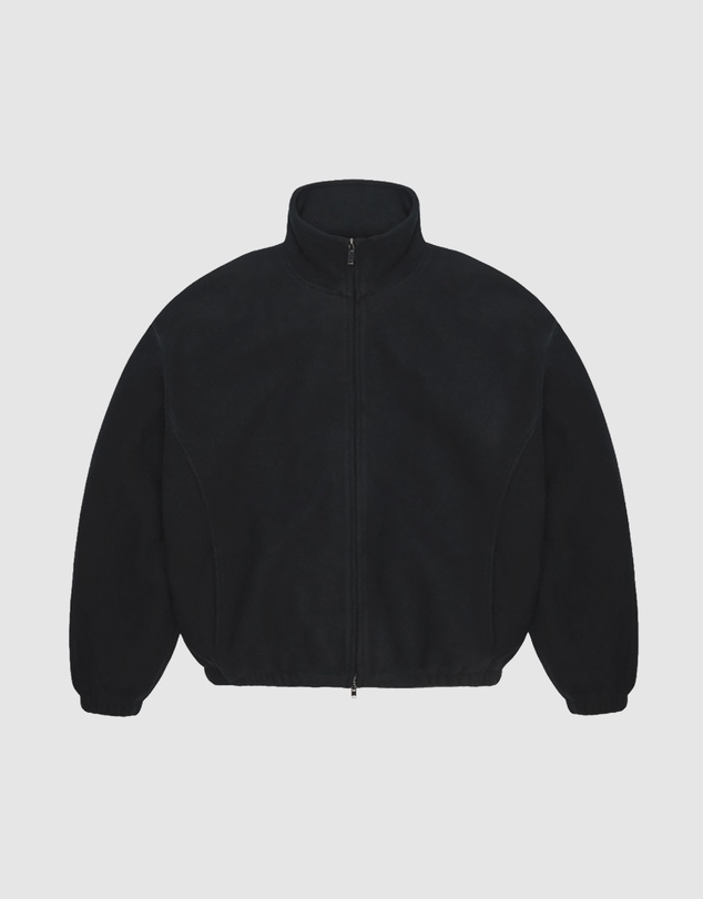 RAINS - Women's Fleece Zip Jacket Black