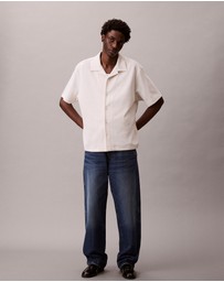 Calvin Klein Jeans - Waffle Knit Camp Shirt