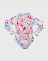 Aqua Blu Kids - Meadow Long Sleeve One Piece - Kids