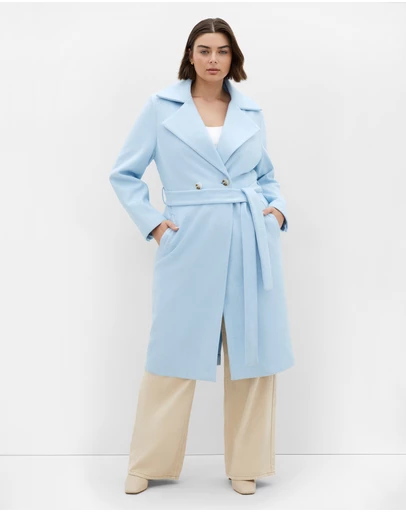 City Chic - Riley Row Belted Coat