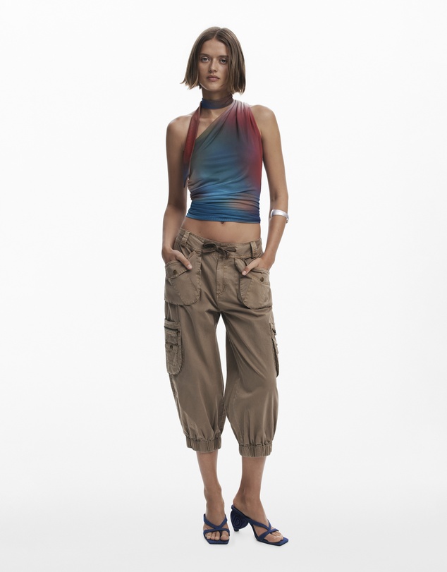 Desigual - Knot neckline T-shirt