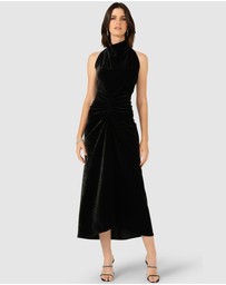 SACHA DRAKE - Lavish Cowl Dress In Black