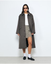 AERE - Mira Check Mini Skirt