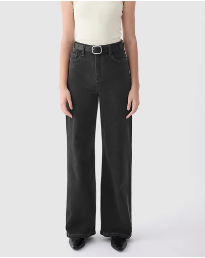 Outland Denim - Ellie High Wide Jeans