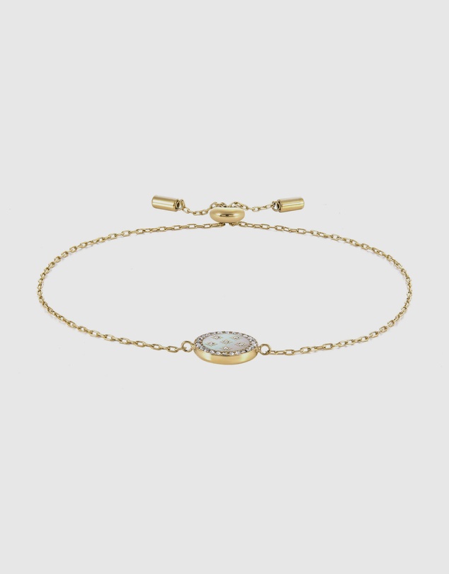 Fossil - JEWELERY Classic Mother-of-Pearl Gold-Tone Bracelet