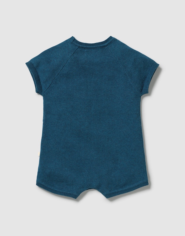 Wilson & Frenchy - Little Croissant Organic Knitted Growsuit - Babies