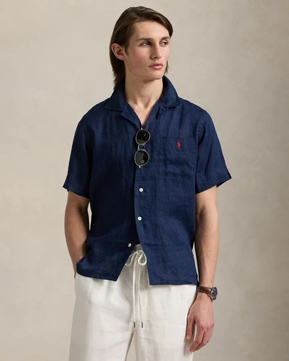 Polo Ralph Lauren - ICONIC EXCLUSIVE - Classic Fit Linen Camp Shirt