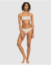 Roxy - Wavy Stripe Bralette Bikini Top For Women