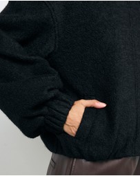 AERE - Isla Wool Blend Bomber Jacket