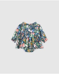 Alex & Ant - Ivy Baby Dress - Strawberry Navy