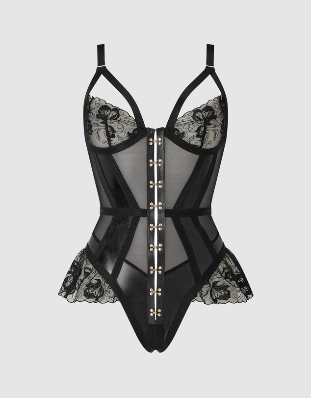 Ann Summers - Ecstatic Crotchless Teddy Bodysuit