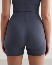 Aim'n - Ribbed Seamless Midi Biker Shorts
