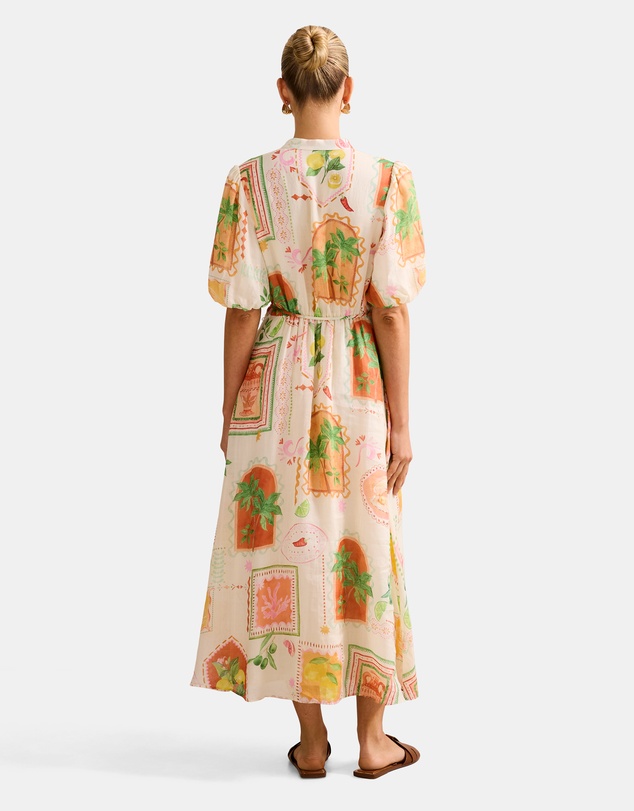 Forever New - Sophie Puff Sleeves Midi Dress