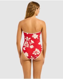 Seafolly - Mayflower Ring Front Bandeau One Piece Swimsuit