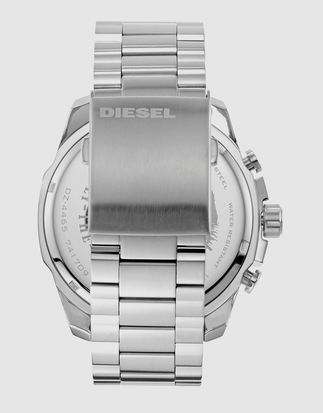 Diesel - Mega Chief Silver-Tone Chronograph Watch