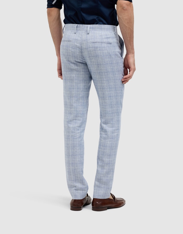 Politix - Windowpane Check Tailored Pant