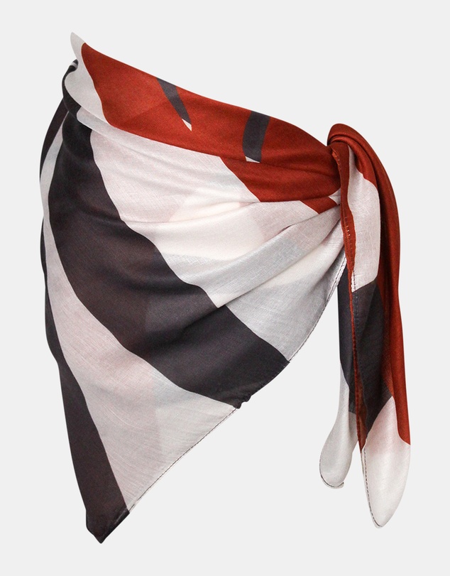 Morgan & Taylor - Fern Large Scarf in Red