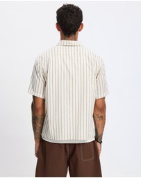Rhythm - Vacation Stripe Crop SS Shirt