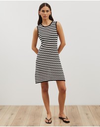 Atmos&Here - Carly Knitted Shift Mini Dress