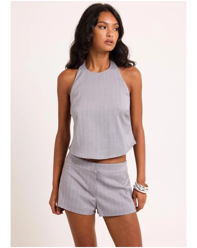 Alice In The Eve - Eliana Striped Halter Top