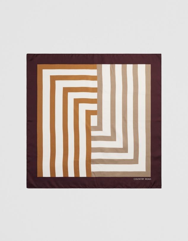Country Road - Silk Stripe Scarf