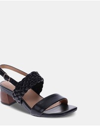 Mia Vita - Yuki Heeled Sandal - Black
