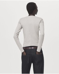 M.N.G - Cotton Boat Neck T-Shirt