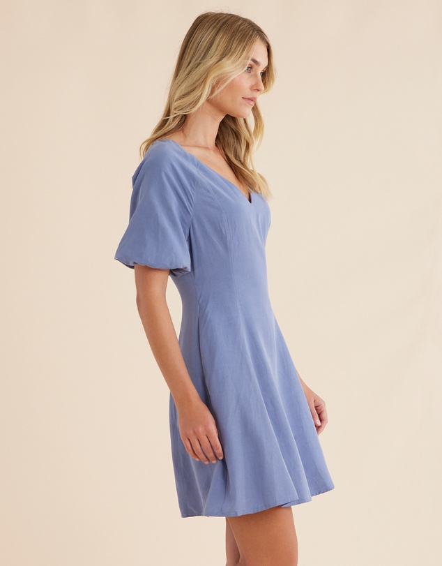 Amelius - Auguste Puff Sleeve Mini Dress