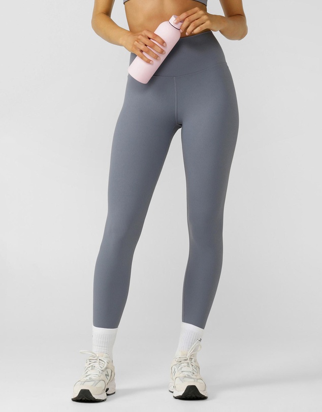 Lorna Jane - Level Up Active Rib Ankle Biter Leggings