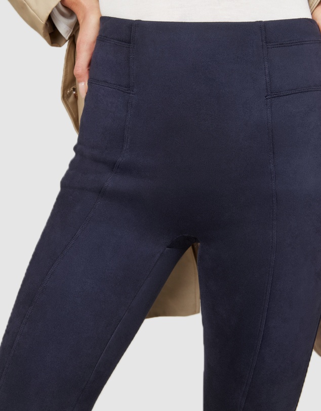 Spanx - Faux Suede-Faux Suede Leggings