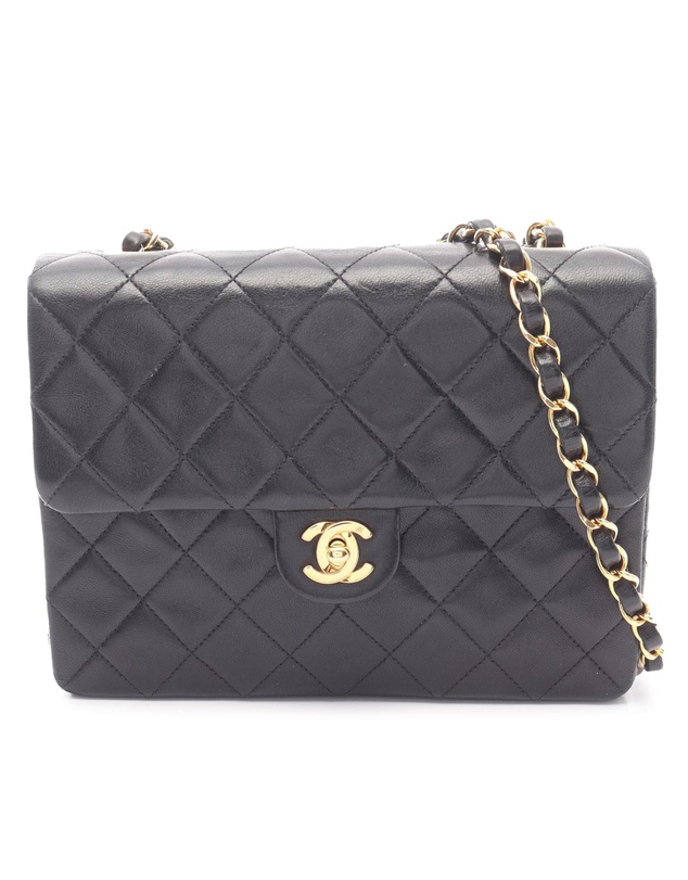 Pre-Loved by Azura Reborn - Pre-Loved Mini Square Classic Lambskin Single Flap