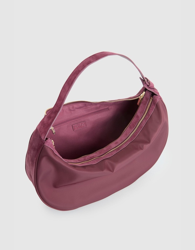 Evity - Noemie Leather Trim Shoulder Bag