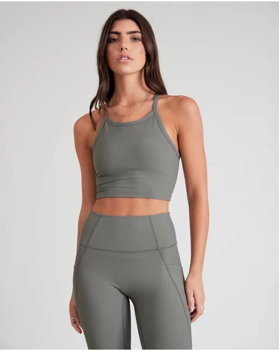All Fenix - Eco Rib Strap Racer Crop
