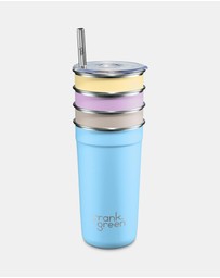 Frank Green - Assembled Summer Core 16oz Stainless Steel Reusable Party Cup 4 Pack