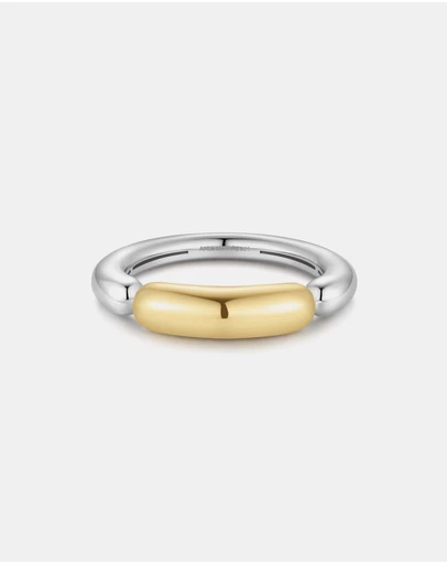 Ania Haie - Two-Tone Segmented Puffy Ring