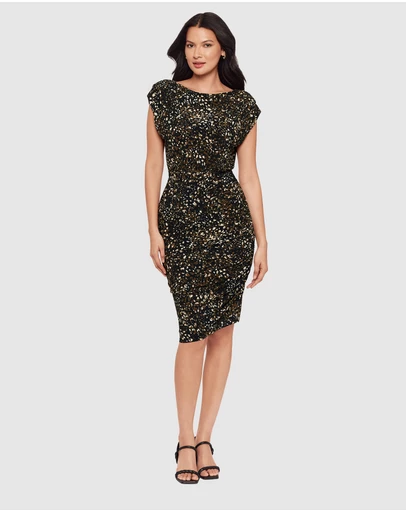 Miraclesuit Shapewear - Ikati Print Bali Blouse Top Midi Shaping Dress