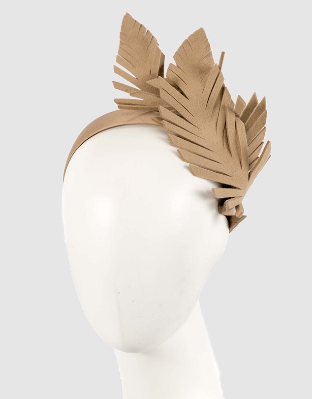 Max Alexander - Felt Leaf Fascinator
