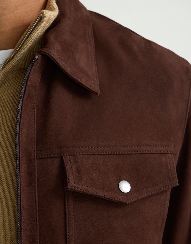 Oxford - Suede Trucker Jacket