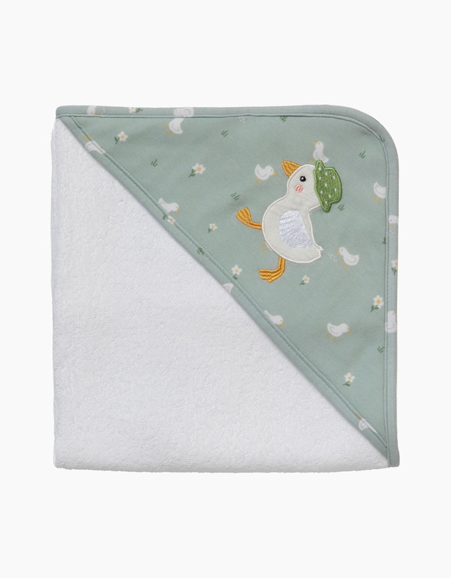 Living Textiles - Organic Hooded Towel - Goosey Goosey