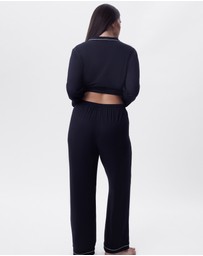 Bras N Things - Emilia Long Pant - Black