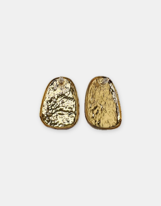 Izoa - Isadora Statement Stud Earrings Pink