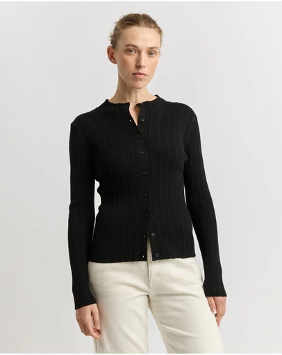 Toorallie - Variegated Rib Cardigan