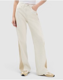 rag & bone - Logan Spliced Wide Jeans